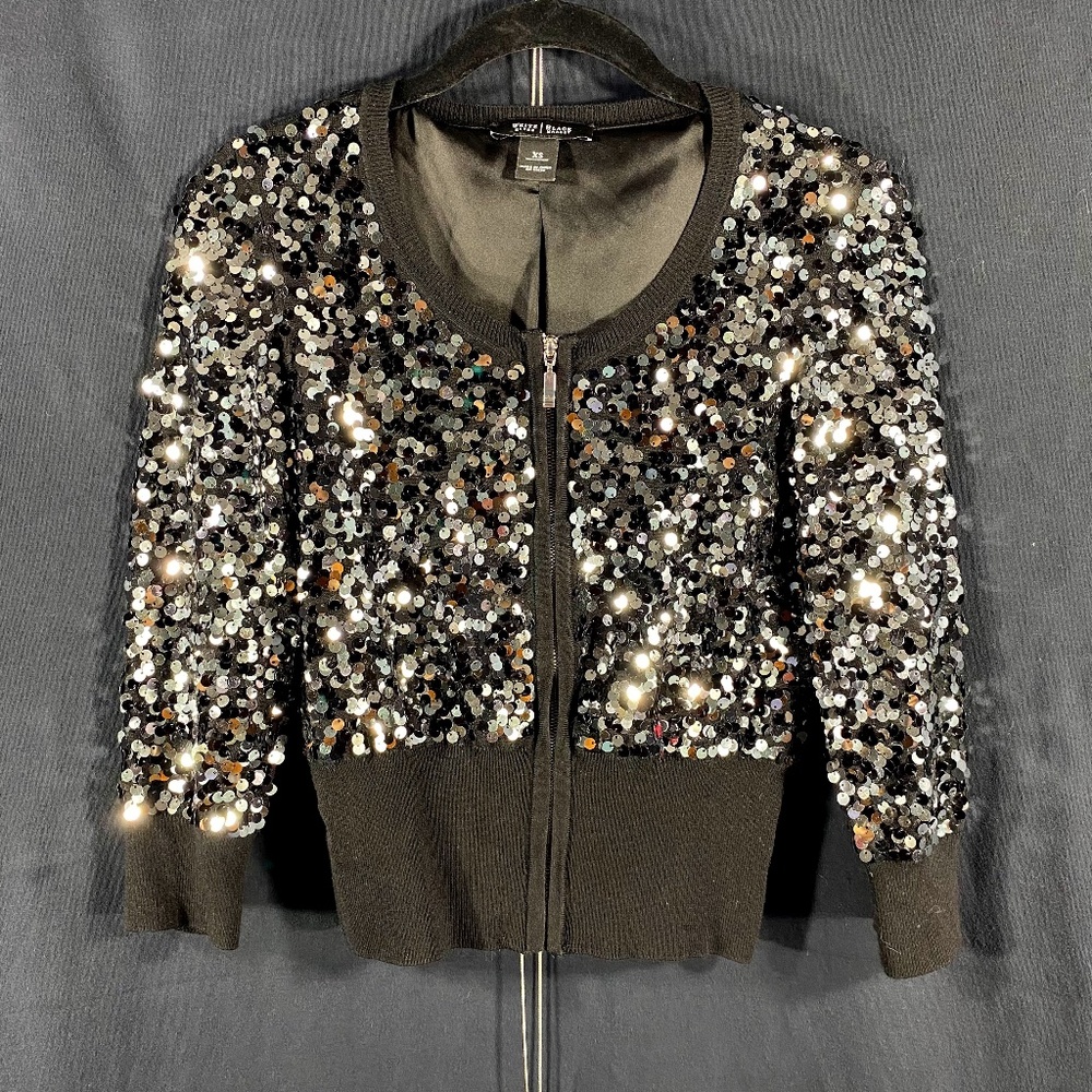 White House Black Market Sequined Jacket